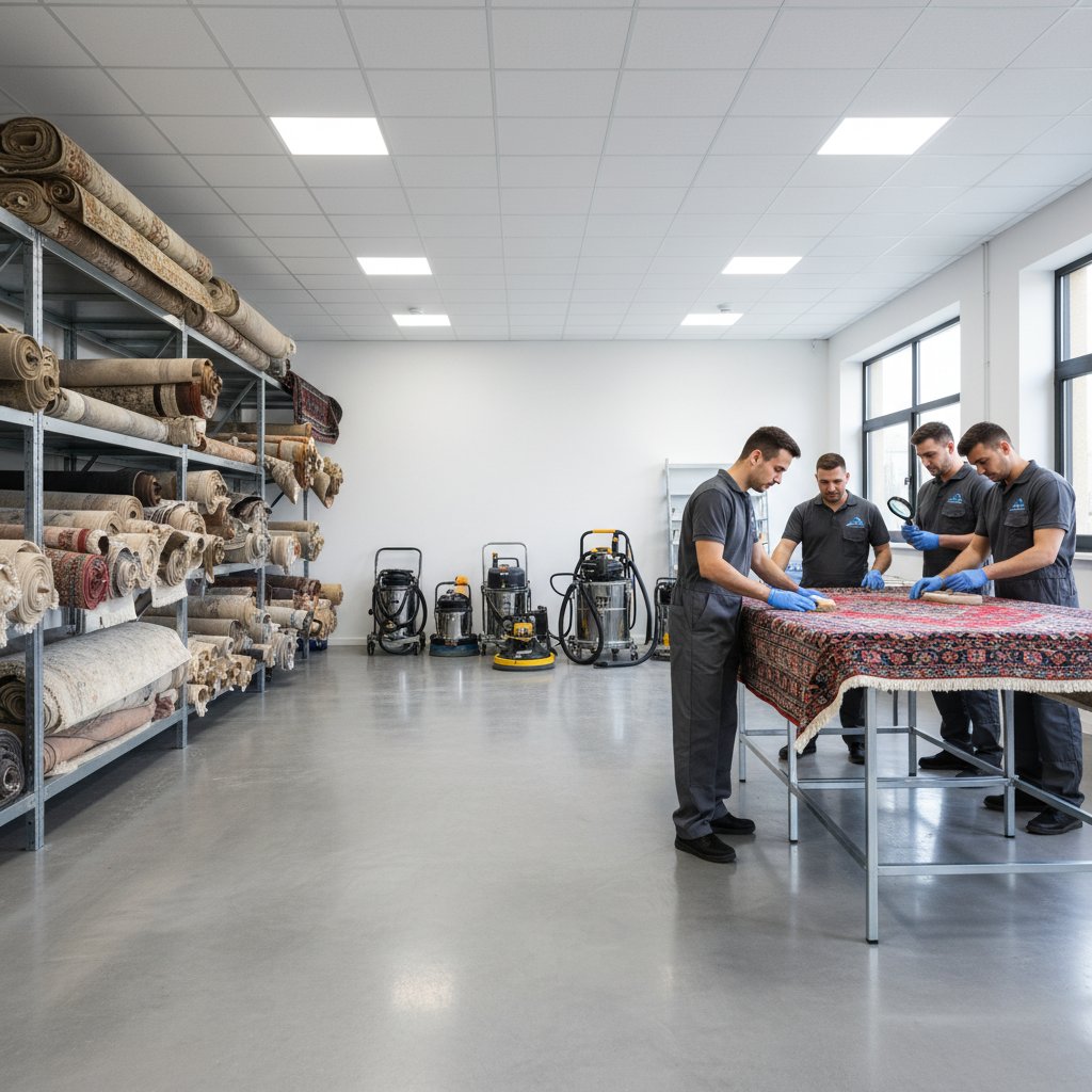 Kebegu carpet cleaning team at work